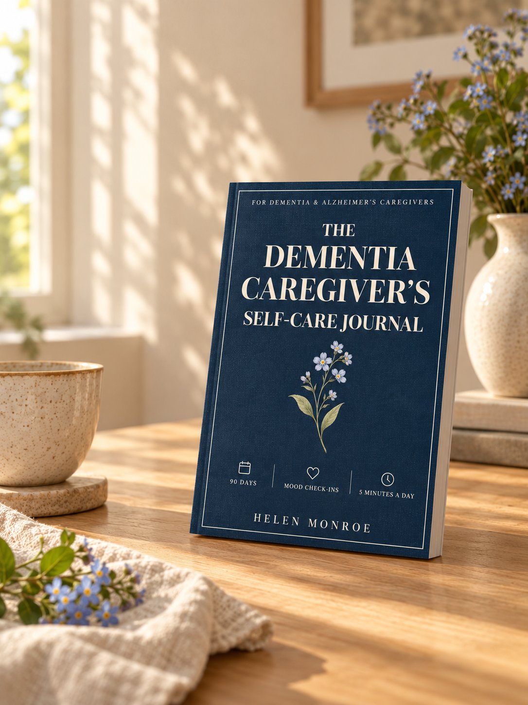 The Dementia Caregiver's Self-Care Journal — 90-day guided journal for the person doing the hardest job in the house